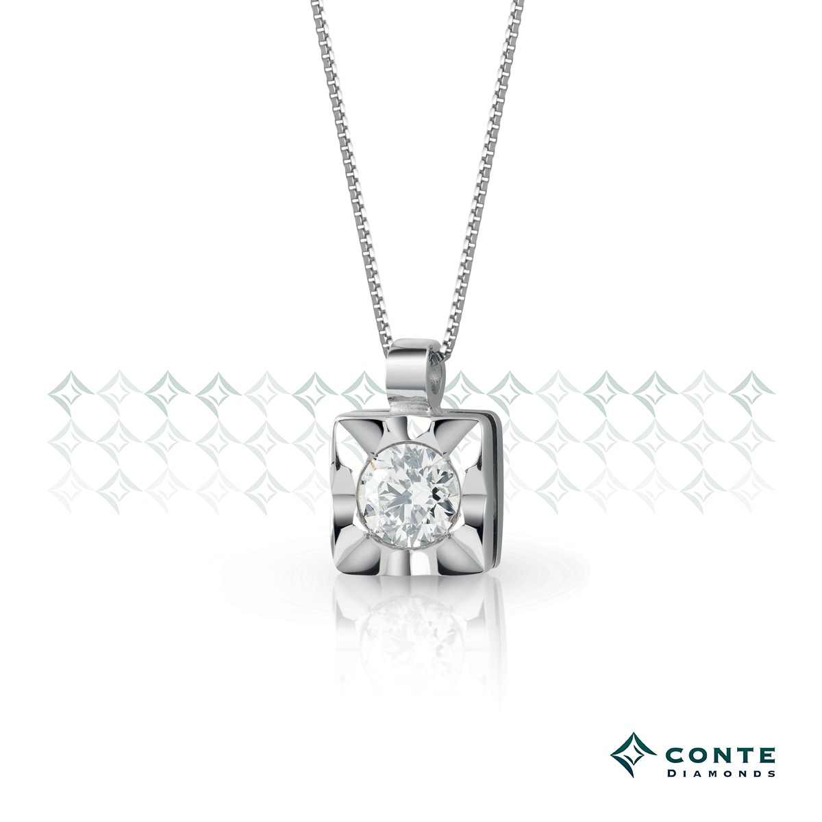 Collana con diamante