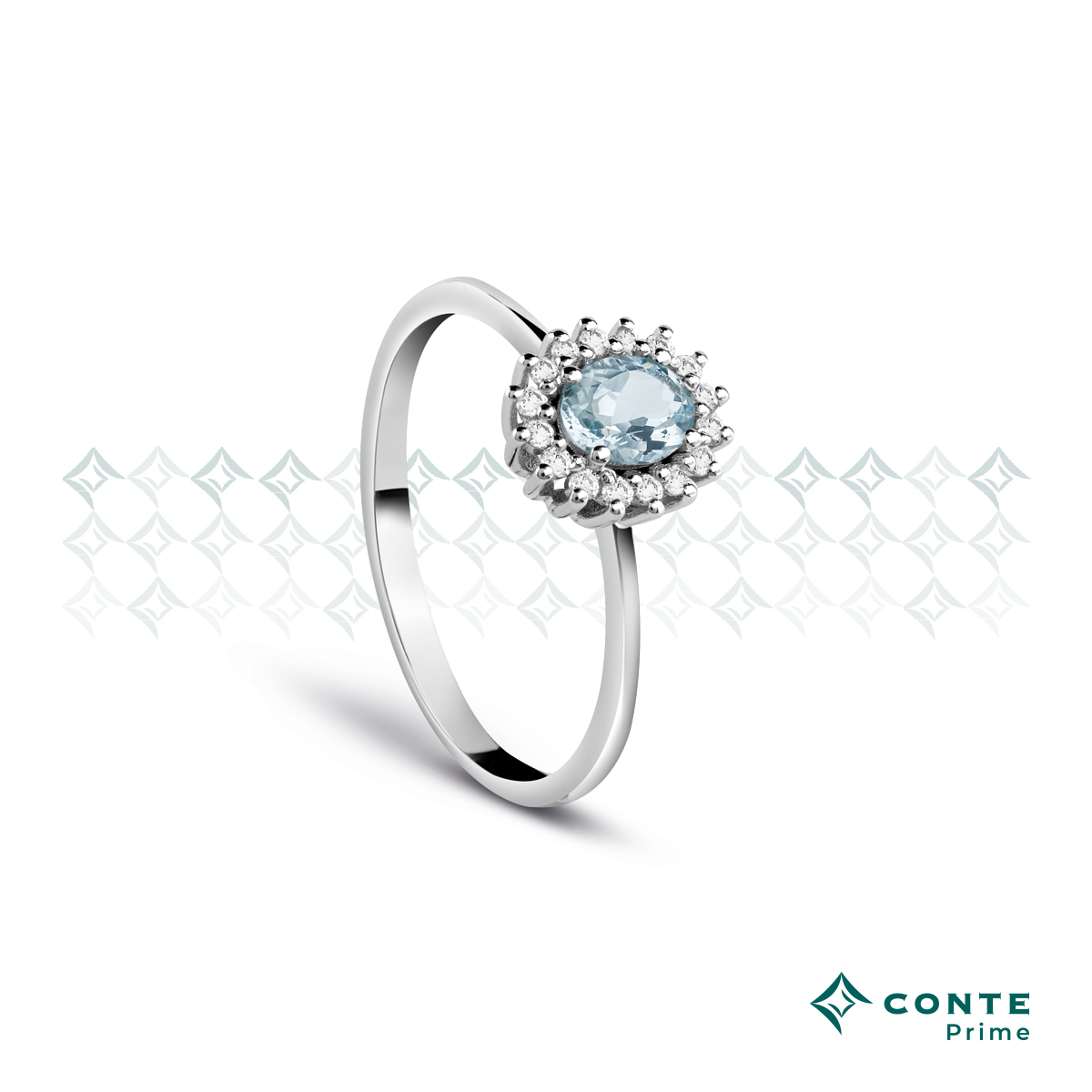 Anello Royal con acquamarina