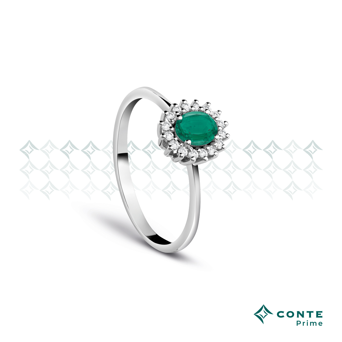 Anello Royal con smeraldo
