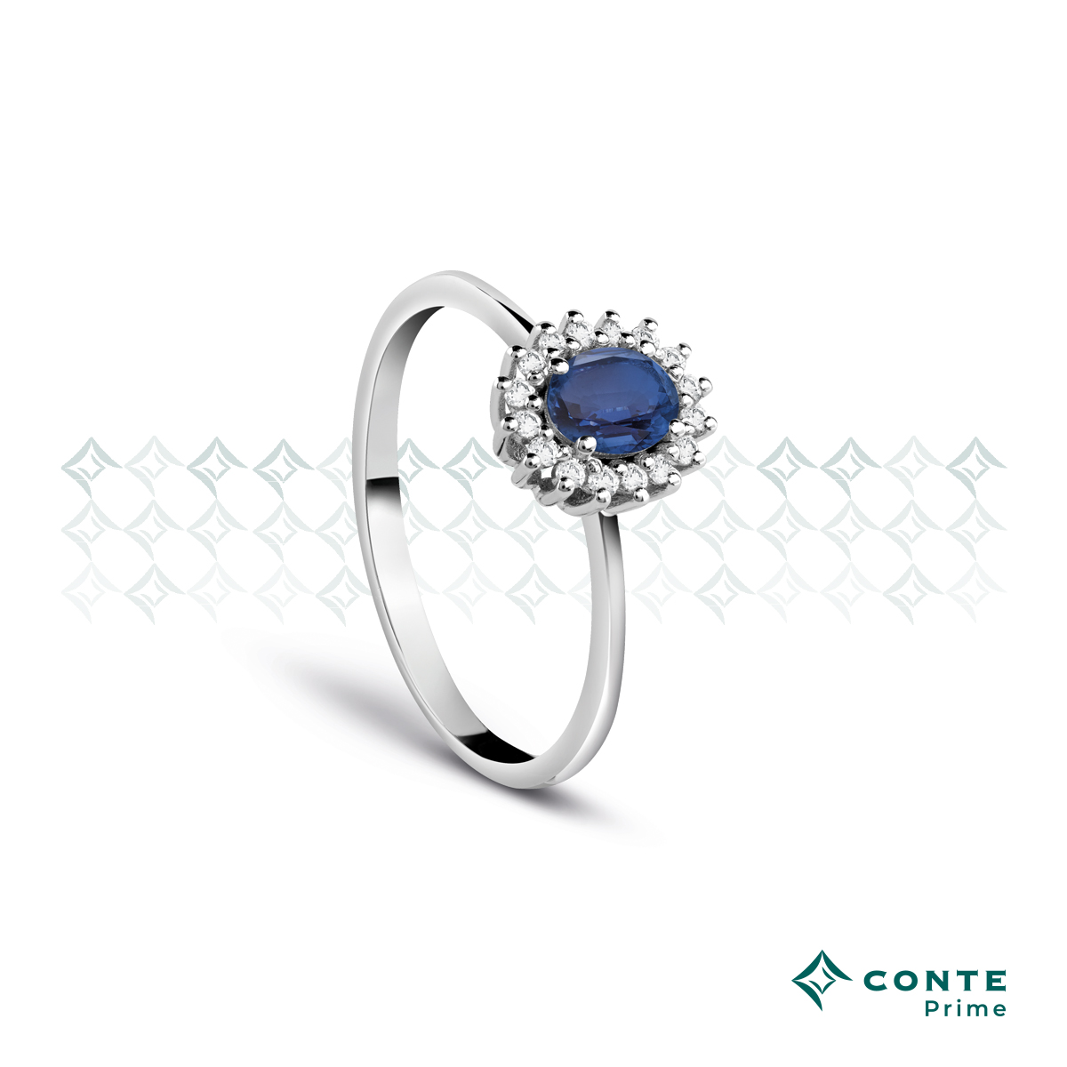 Anello Royal con zaffiro