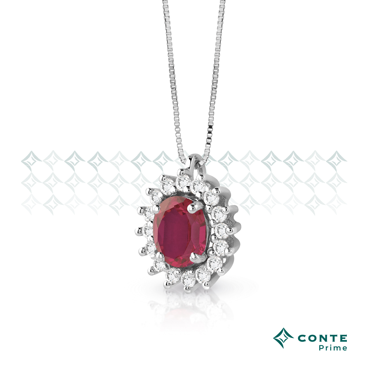 Collana C-Royal con rubino