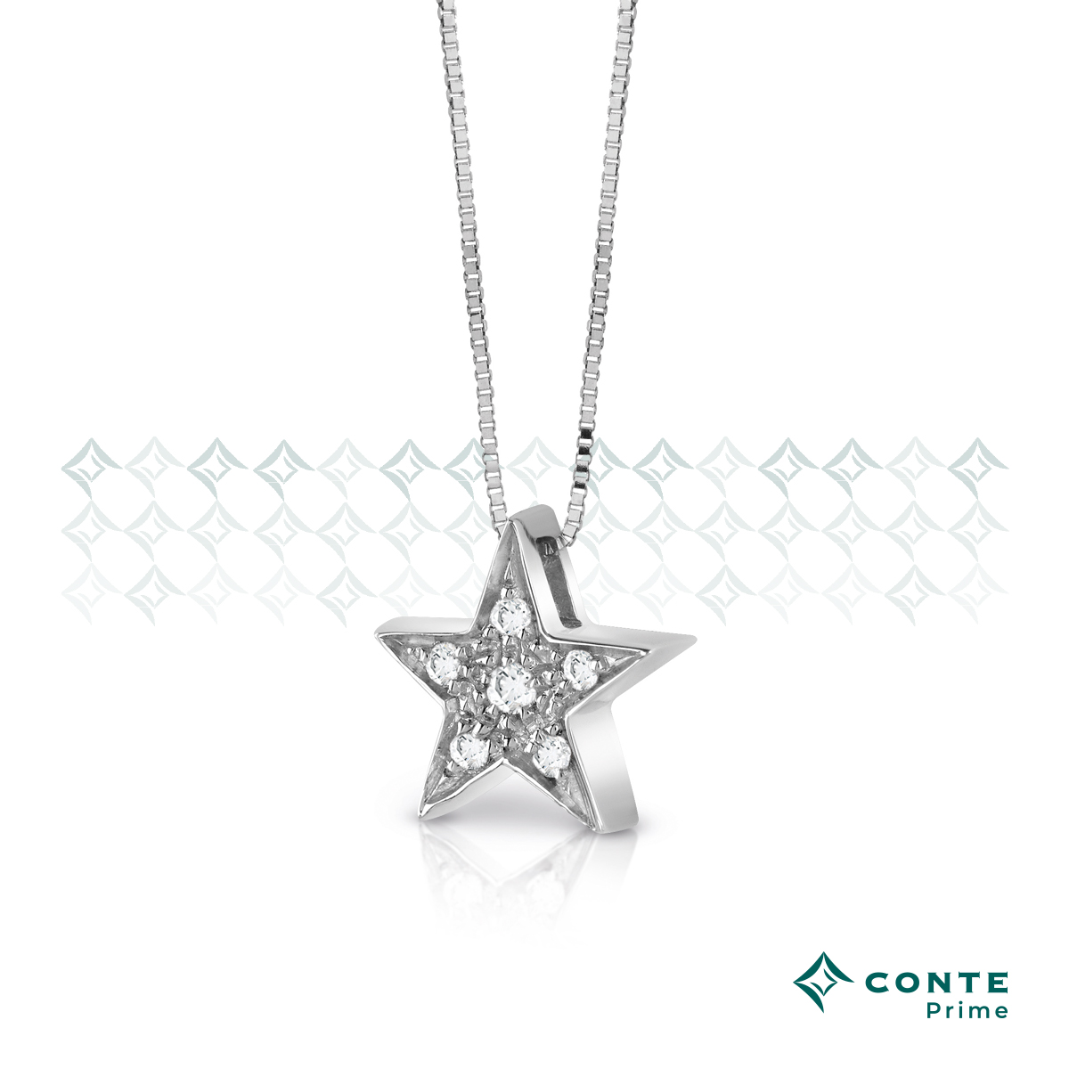 Collana Fancy Stella con diamanti