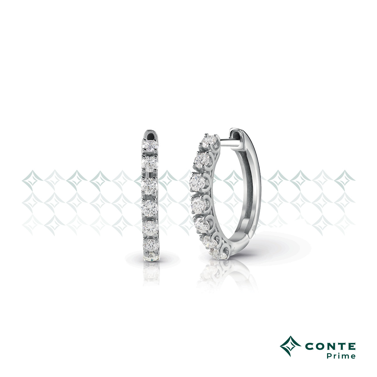 Cerchietti O-Rainbow con diamanti