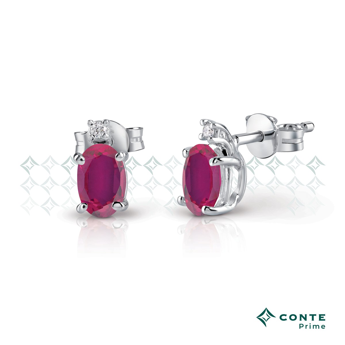 Orecchini Easy Color con rubini